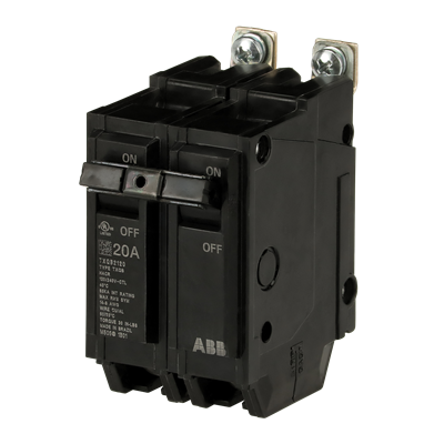 General Electric TXQB2120 Circuit Breaker | 240V 20A 2P 65kA@240V Bolt-On Q-Line