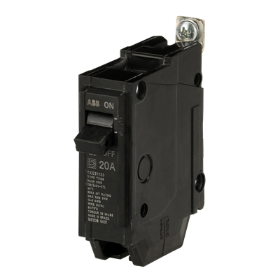 General Electric TXQB1120 Circuit Breaker | 120V 20A 1P 65kA@120V Bolt-On Q-Line
