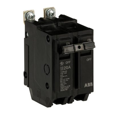 General Electric TXQB2120 Circuit Breaker | 240V 20A 2P 65kA@240V Bolt-On Q-Line