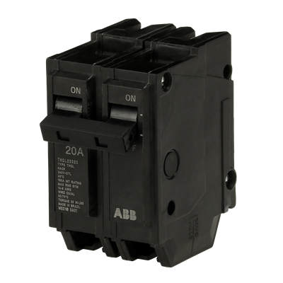 General Electric THQL22020 Circuit Breaker Load Center | 240V 20A 1P 2P 10kA@240V Q-Line