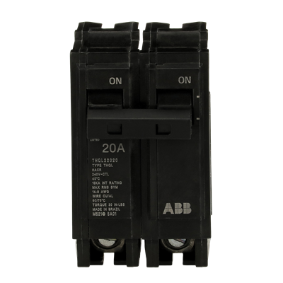 General Electric THQL22020 Circuit Breaker Load Center | 240V 20A 1P 2P 10kA@240V Q-Line