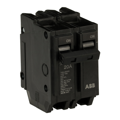 General Electric THQL22020 Circuit Breaker Load Center | 240V 20A 1P 2P 10kA@240V Q-Line