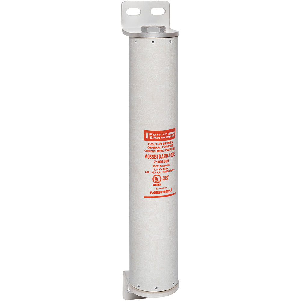 Mersen A055B1DAR0-100E Medium Voltage Fuse 5500V 100A 63kA@5.5kV Amp-Trap Bolt-In Series