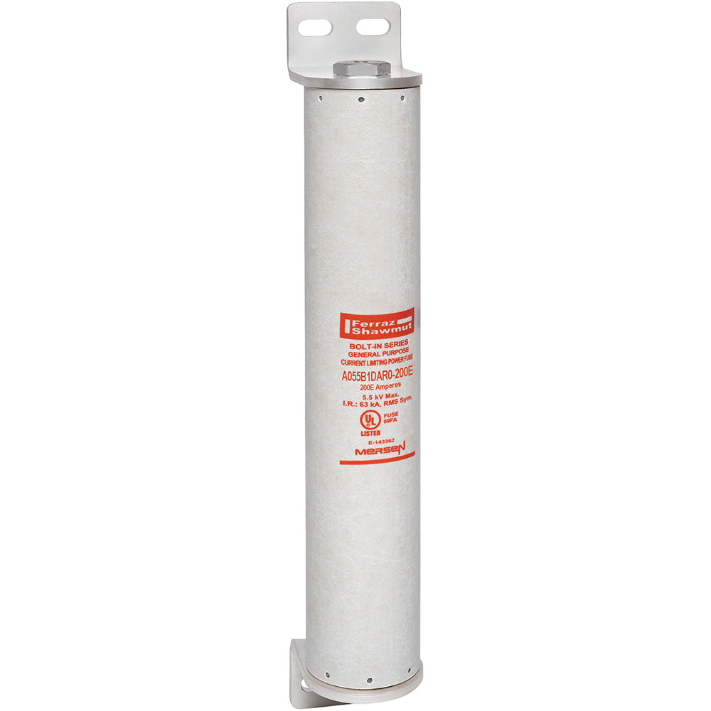 Mersen A055B1DAR0-200E Medium Voltage Fuse 5500V 200A 63kA@5.5kV Amp-Trap Bolt-In Series