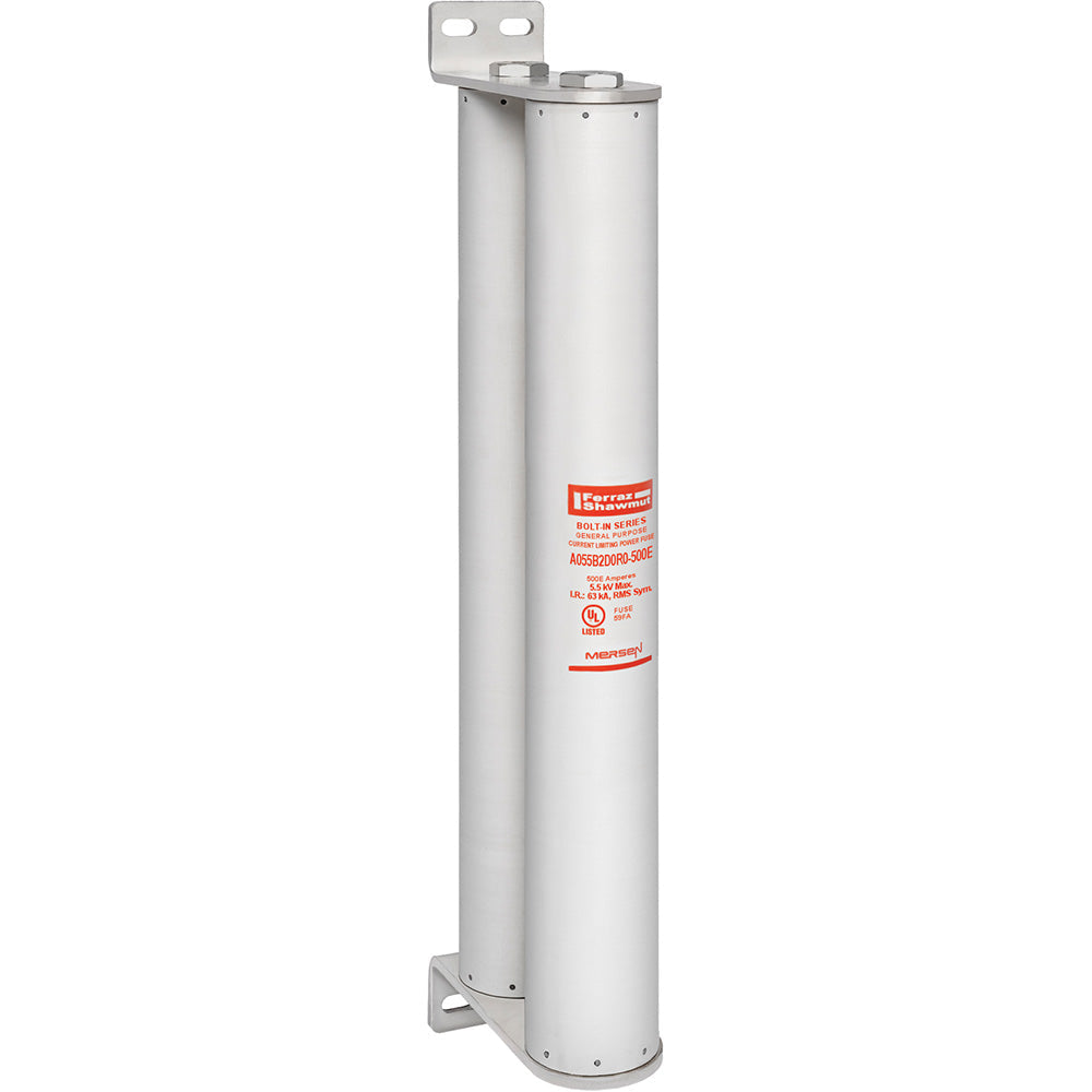 Mersen A055B2D0R0-500E Medium Voltage Fuse 5500V 500A 63kA@5.5kV Amp-Trap Bolt-In Series