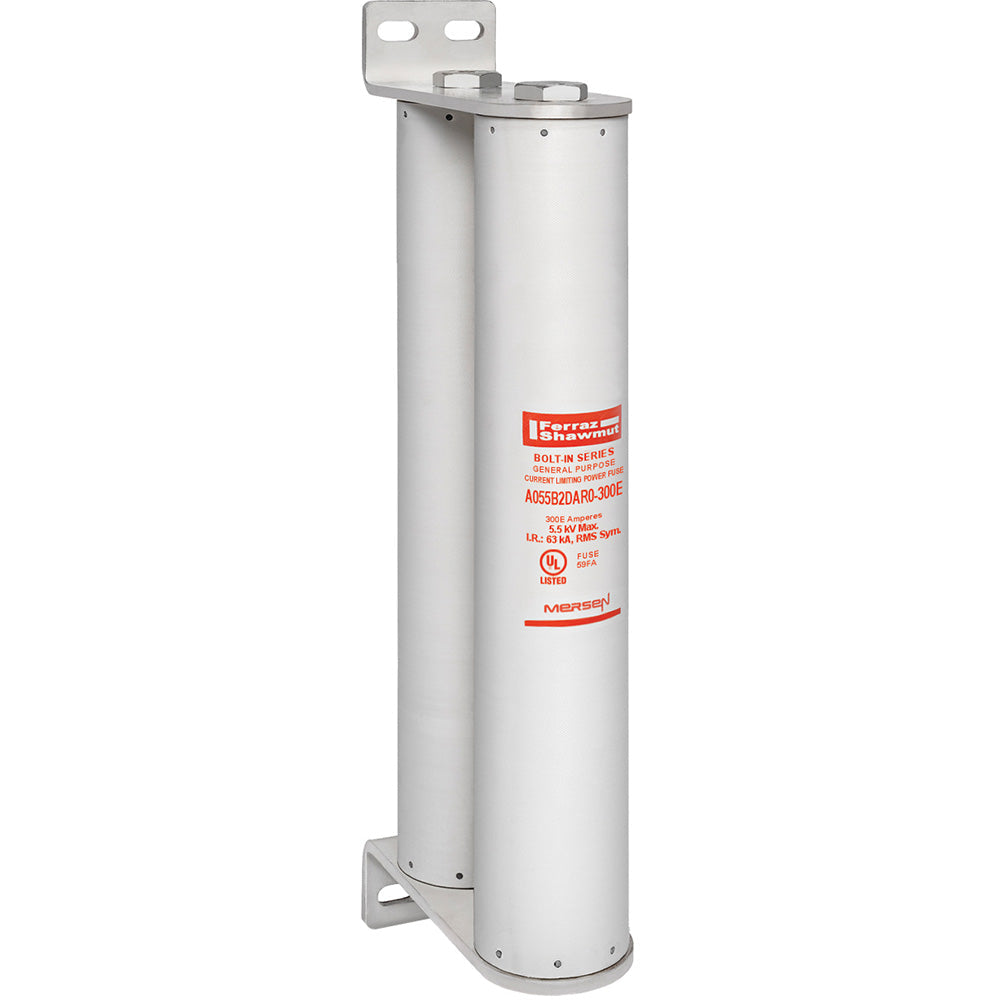 Mersen A055B2DAR0-300E Medium Voltage Fuse 5500V 300A 63kA@5.5kV Amp-Trap Bolt-In Series