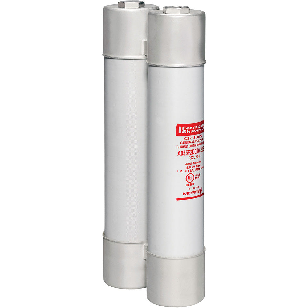 Mersen A055F2D0R0-450E Fuse | 5500V 450A 63kA@5.5kV CS-3 Series