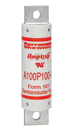 Mersen A100X10-4 Fuse | 1000V 100A Bolt-In Blade A