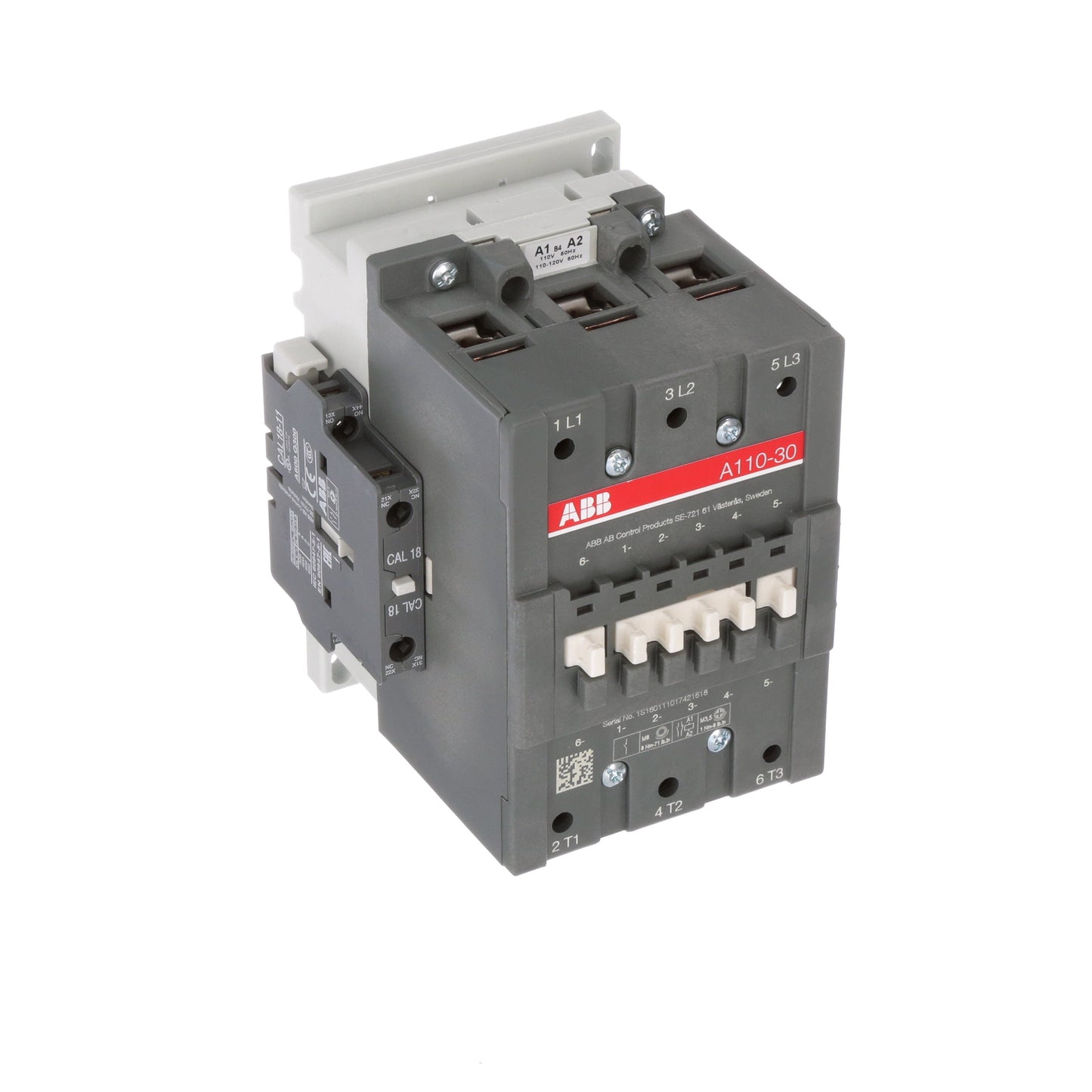 ABB A110-30-11-84 Contactor | 3P 3PH 600V 110A 110V Coil A-Line
