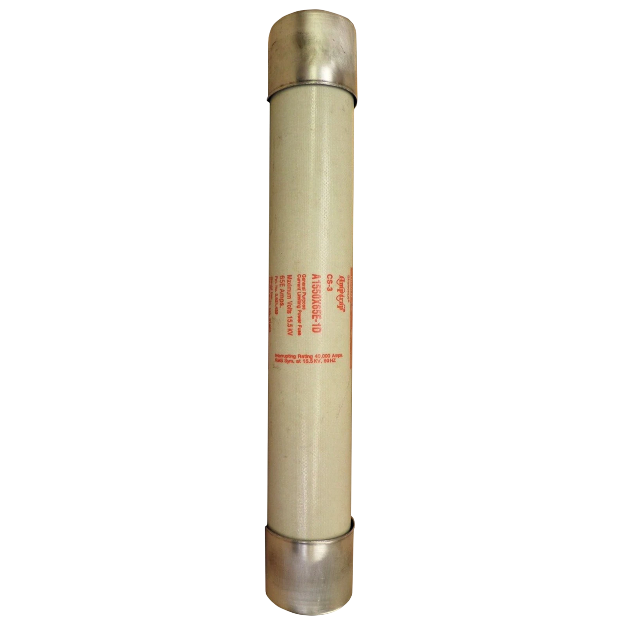 Ferraz Shawmut A1550X100E-1D Medium Voltage Fuse | 15500V 100A 50kA@15.5kV CS-3 Series