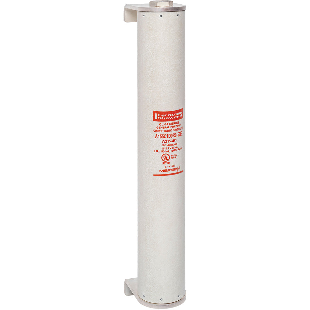 Mersen A155C1D0R0-50E Medium Voltage Fuse 15500V 50A CL-14 Series