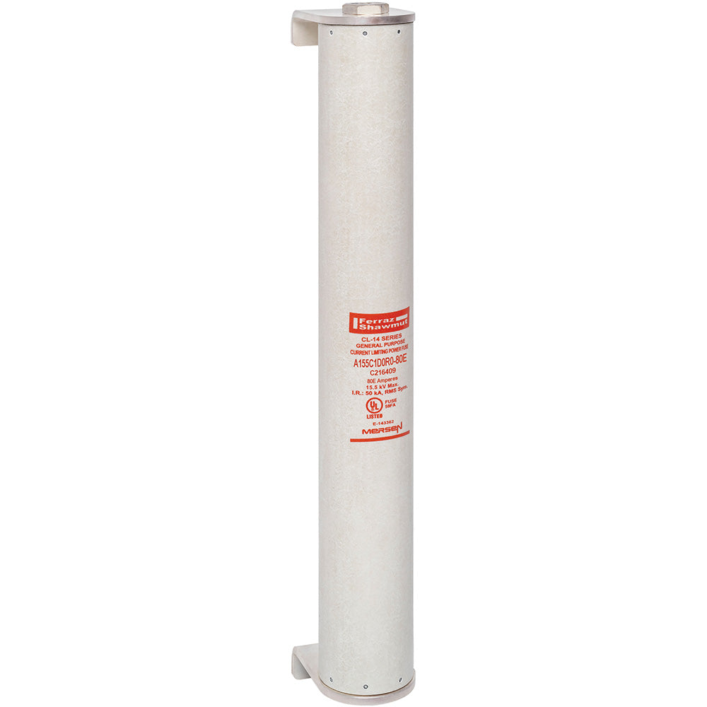Mersen A155C1D0R0-80E Medium Voltage Fuse 15500V 80A CL-14 Series