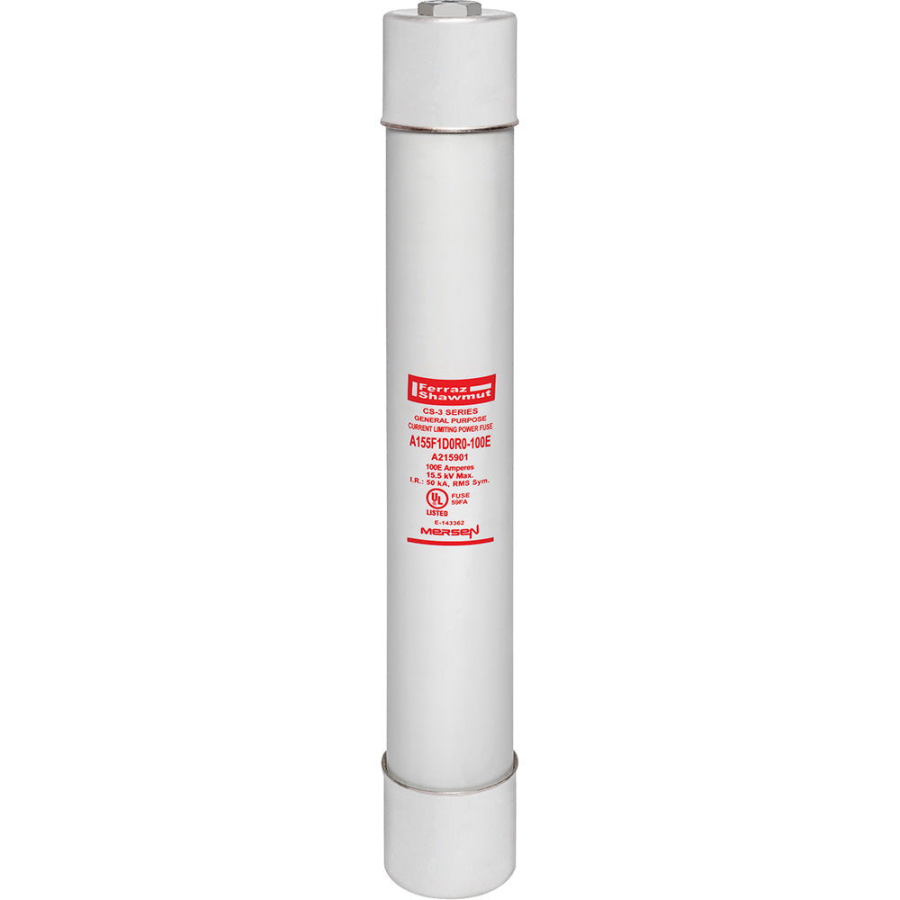 Mersen A155F1D0R0-100E Medium Voltage Fuse 15500V 100A CS-3 Series