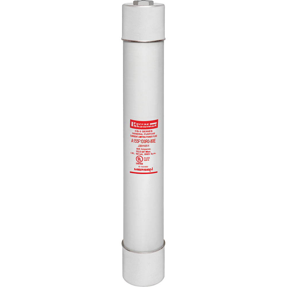 Mersen A155F1D0R0-80E Medium Voltage Fuse 15500V 80A CS-3 Series