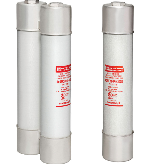 Mersen A155F1DSR0-30E Medium Voltage Fuse 15500V 30A 50kA@15.5kV CS-3 Series