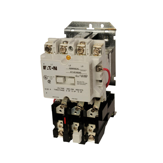 Eaton Cutler Hammer A200M0CAC Size 0 120V Motor Starter Non Reversing 5HP - Essential Electric Supply