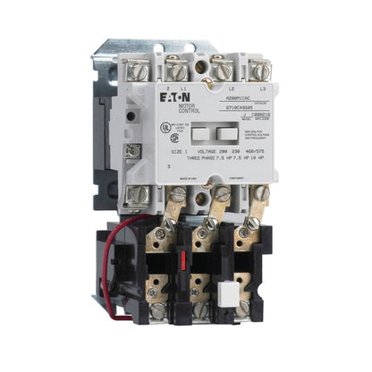 Cutler Hammer A200M1CB Motor Starter 3 pole 3 phase 600V 27A 200V coil A200 Series