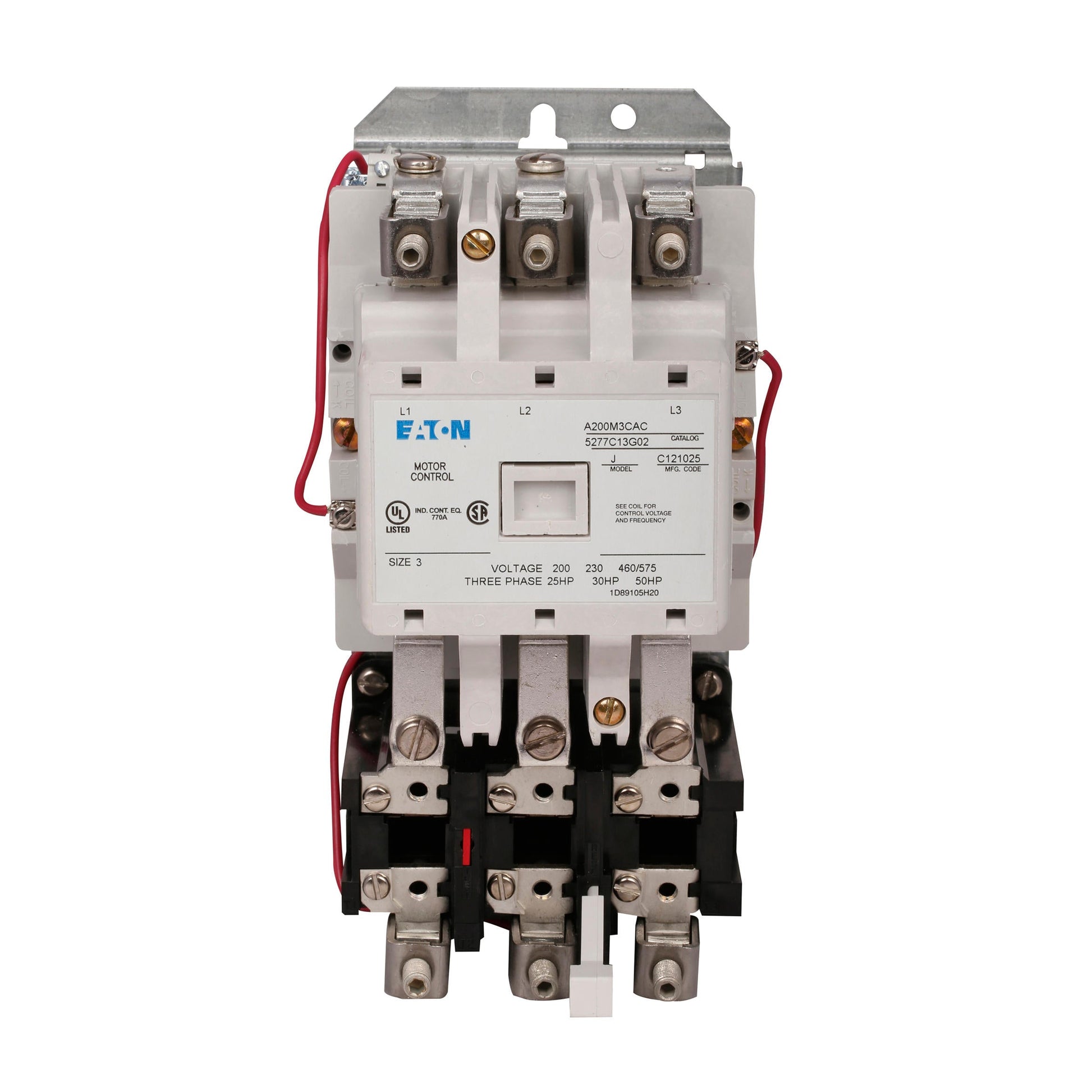 A200M3CW Cutler Hammer A200 Series Motor Starter 600V 90A 3 Pole Nema 3 240V Cloil - Essential Electric Supply