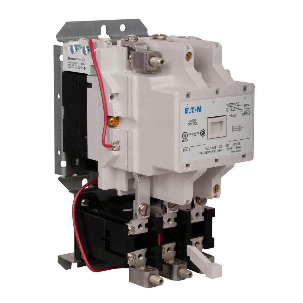 Cutler Hammer A200M3CW Motor Starter 3 pole 3 phase 600V 90A 240V coil A200 Series