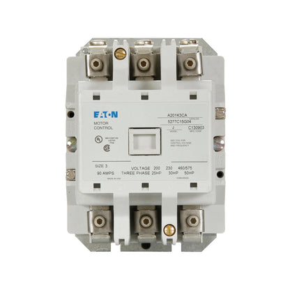 A201K3CX Cutler Hammer A200 Series Contactor 600V 90A 480V Coil - Essential Electric Supply