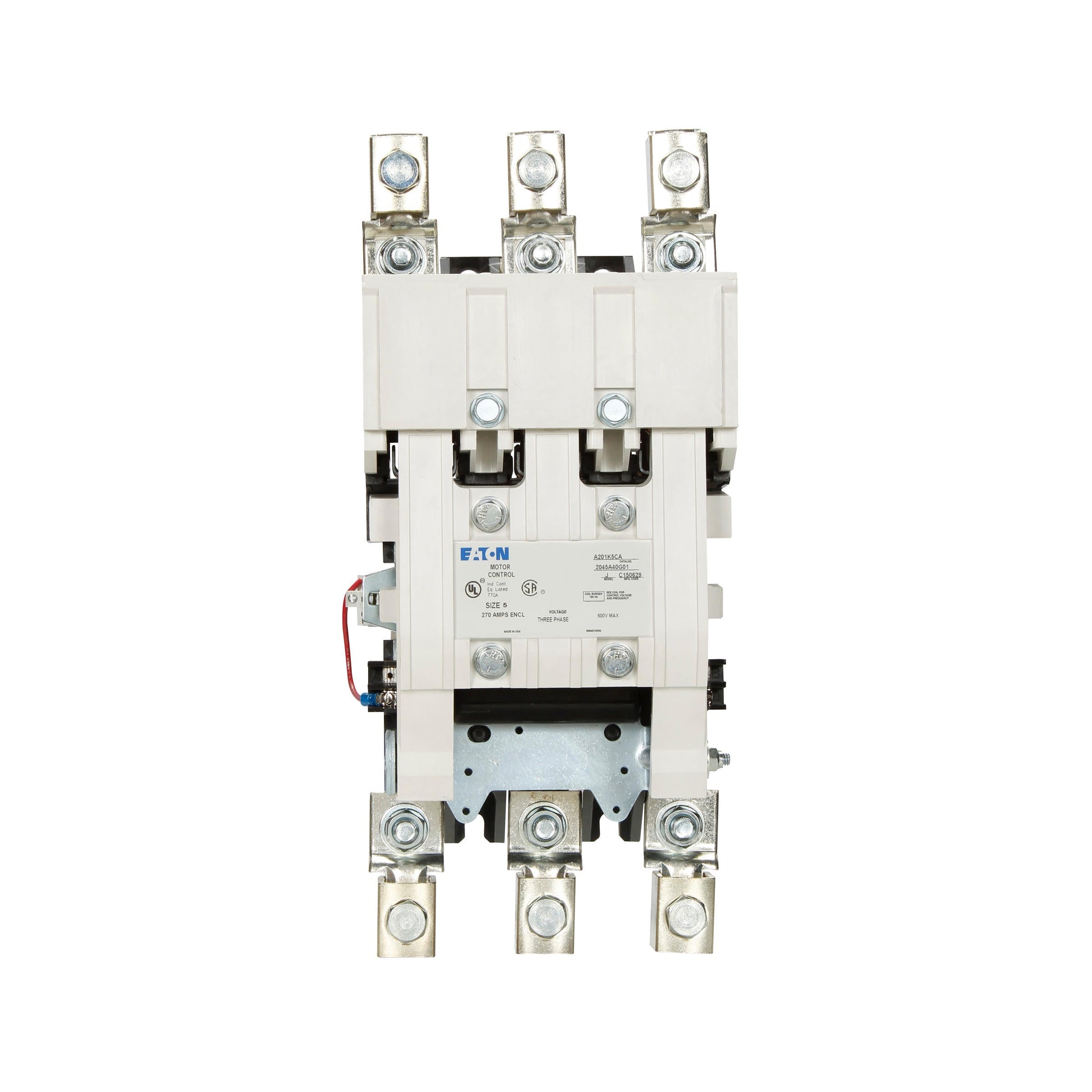 A201K5CA Cutler Hammer A200 Series Contactor 600V 270A 120V Coil - Essential Electric Supply