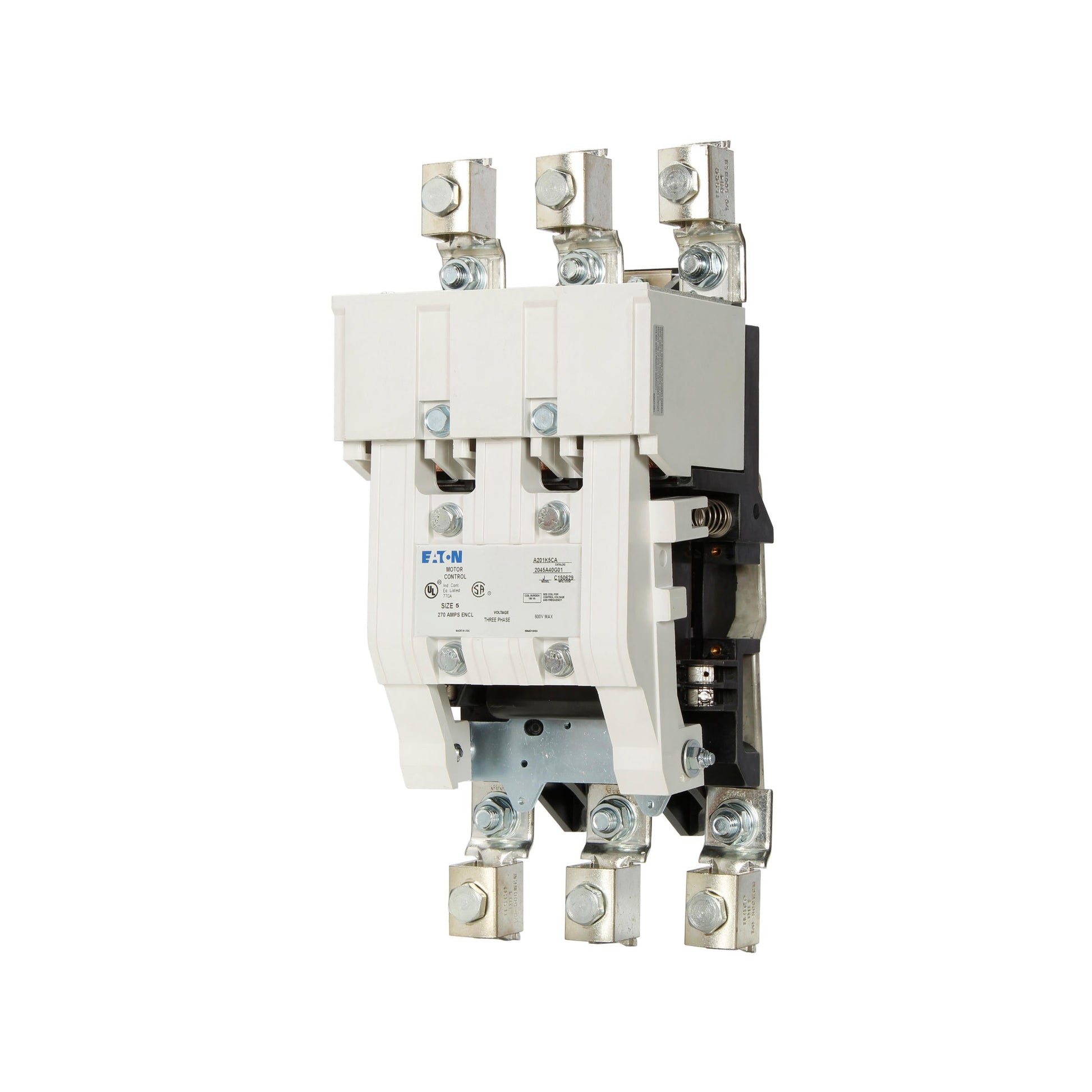 A201K5CA Cutler Hammer A200 Series Contactor 600V 270A 120V Coil - Essential Electric Supply