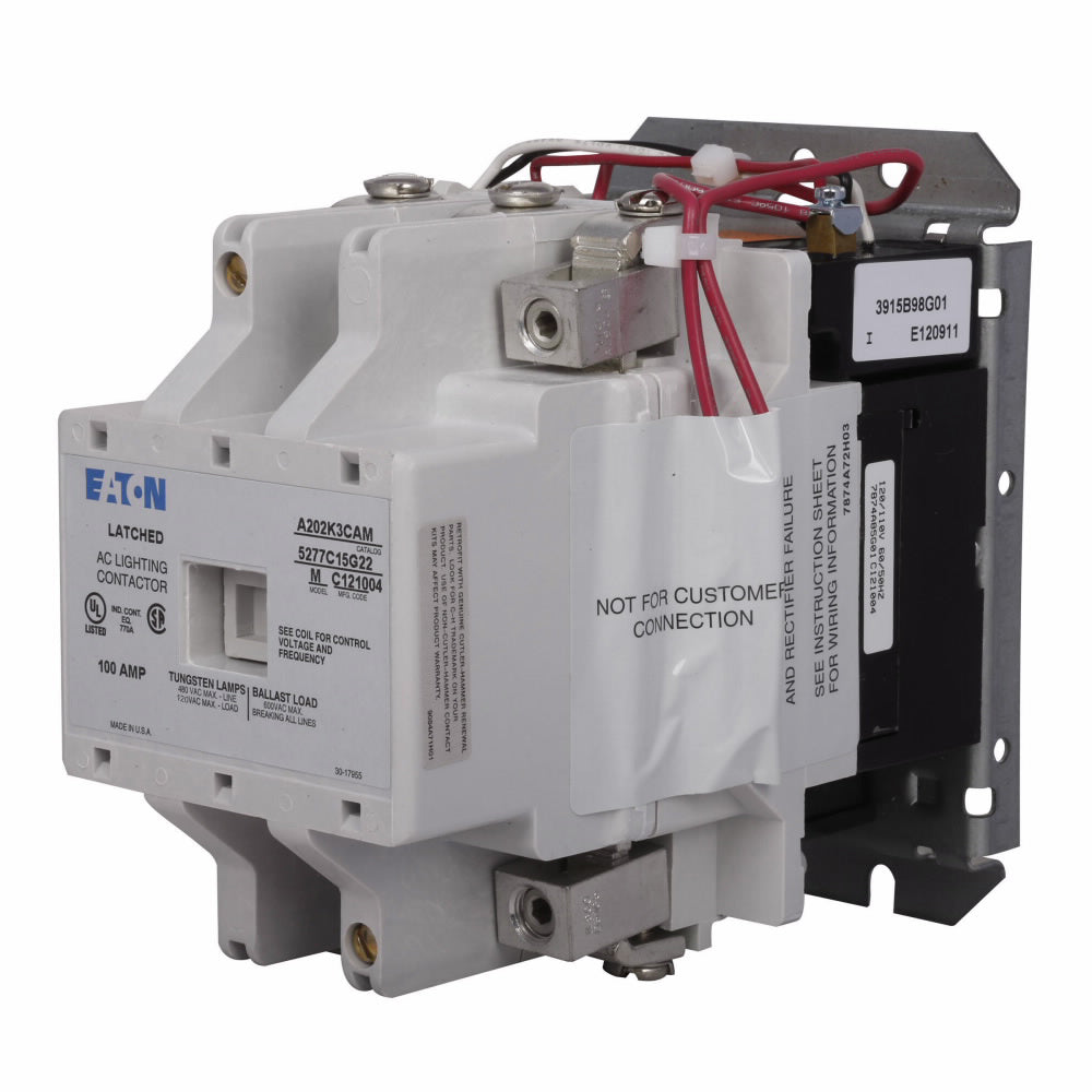 Cutler Hammer A202K3CAM Contactor | 3P 3PH 600V 100A 110V Coil A202