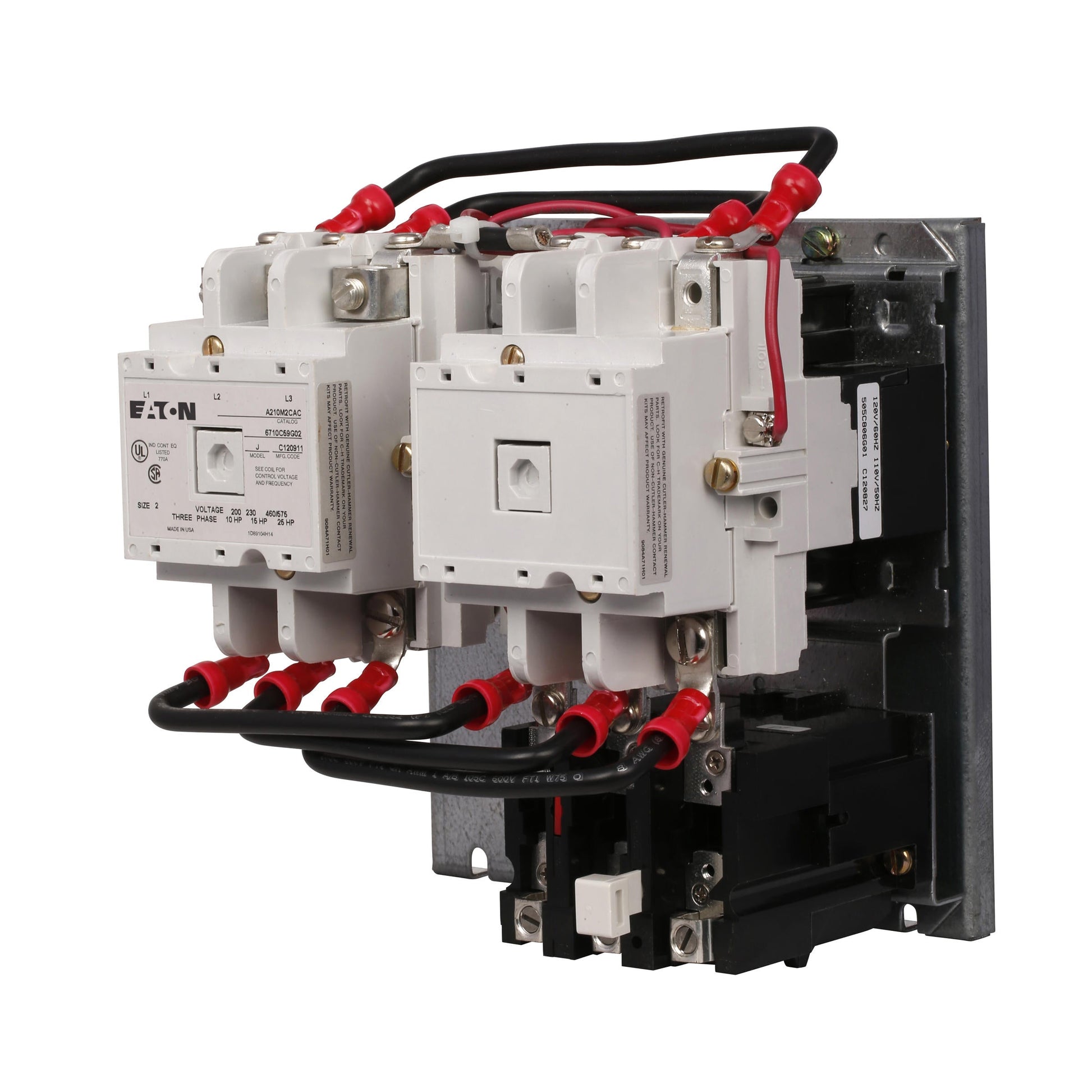 A210M3CAC Cutler Hammer A200 Series Motor Starter 600V 90A 3 Pole Nema 3 120V Cloil - Essential Electric Supply
