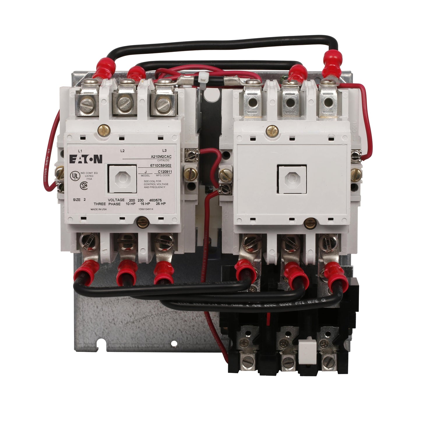 A210M4CAC Cutler Hammer A200 Series Motor Starter 3 pole 3 phase 600V 135A 110V coil - Essential Electric Supply