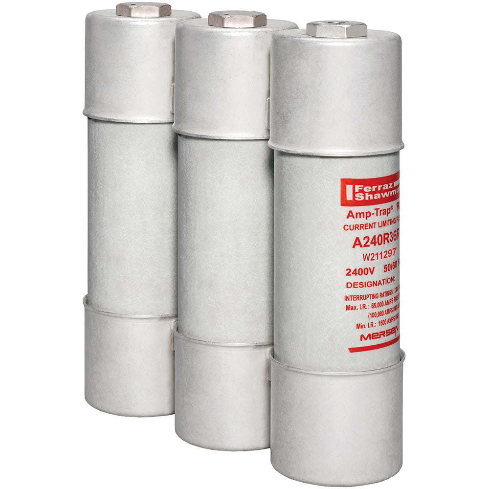 Mersen A240R36R Medium Voltage Fuse 2400V 650A 65kA@2.4kV Amp-Trap Series