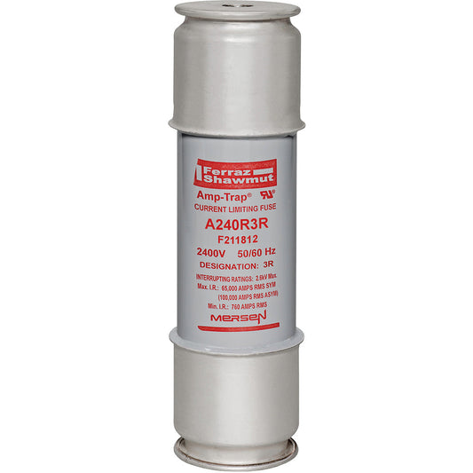 Mersen A240R3R Medium Voltage Fuse 2400V 100A 65kA@2.4kV Amp-Trap Series