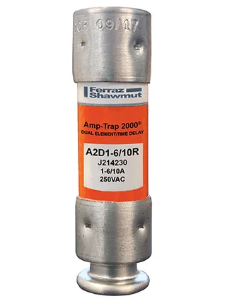 Mersen, Ferraz Shawmut A2D1-6/10R Fuse | Amp-Trap 2000 A2D-R 250V 1A