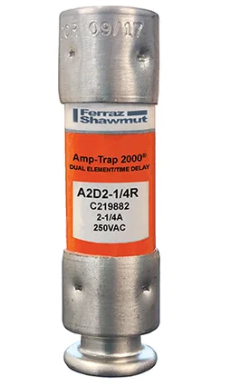 Ferraz Shawmut, Mersen A2D2-1/4R Fuse | Amp-Trap 2000 A2D-R 250V 2A