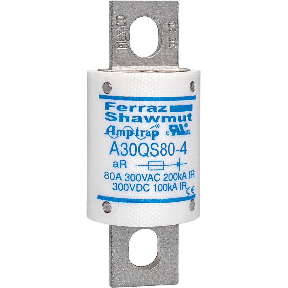 Mersen A30QS80-4 Low Voltage Fuse 300V 80A 200kA@300V Amp-Trap