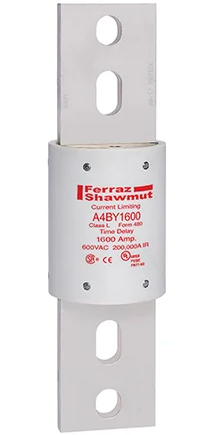 Ferraz Shawmu A4BY1600-55AL Low Voltage Fuse 600V 1600A 200kA@600V Amp-Trap