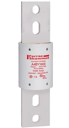 Ferraz Shawmu A4BY1600-BG Low Voltage Fuse | 600V 1600A 200kA@600V Amp-Trap