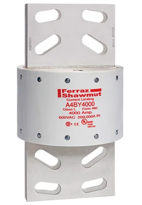 Ferraz Shawmu A4BY4000-55BA Fuse | 600V 4000A Amp-Trap A4BY