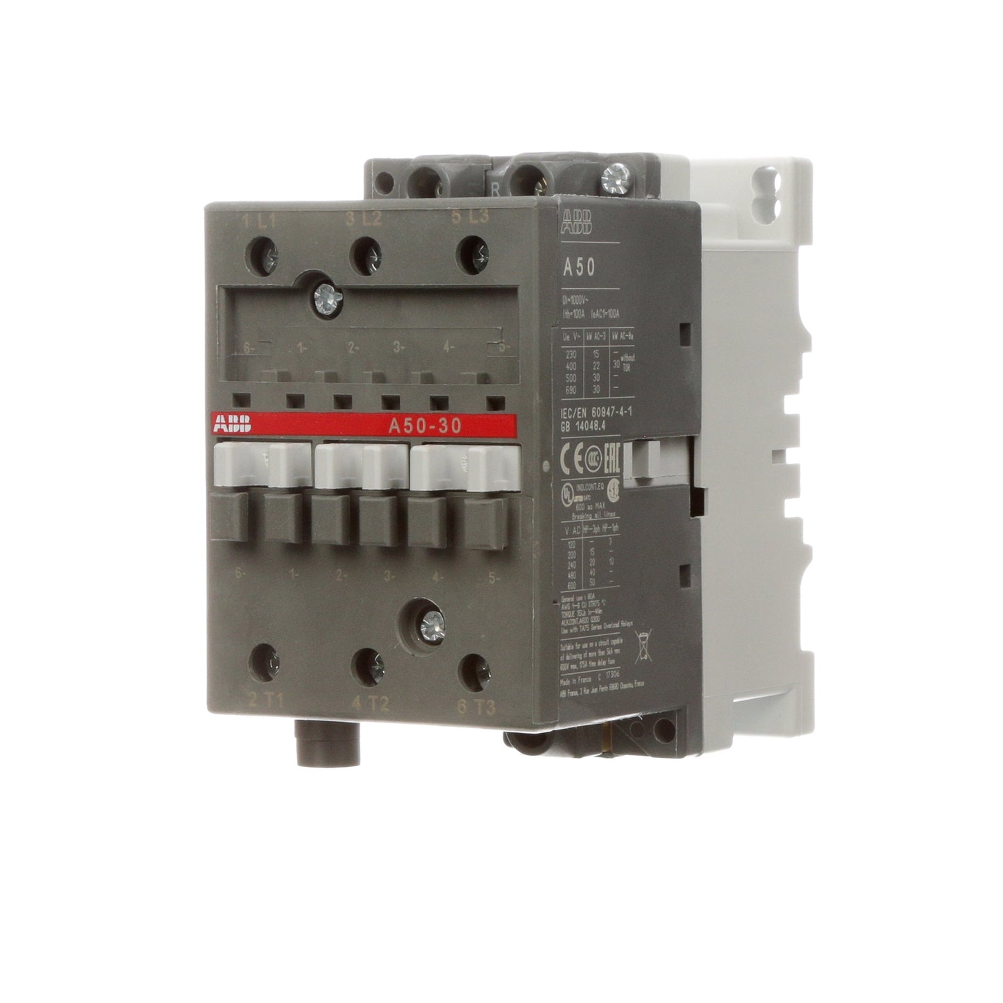 ABB A50-30-11-84 Contactor | 3P 3PH 600V 54A 110V Coil A-Line