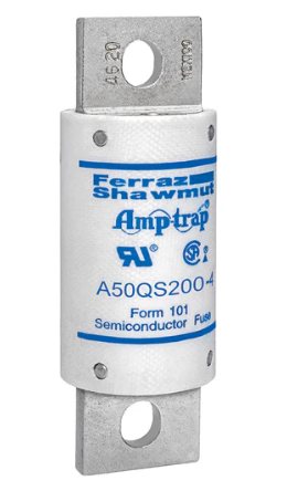 Ferraz Shawmut A50QS200-4R Fuse | 500V 200A 200kA@500V Bolt-In Blade Amp-Trap