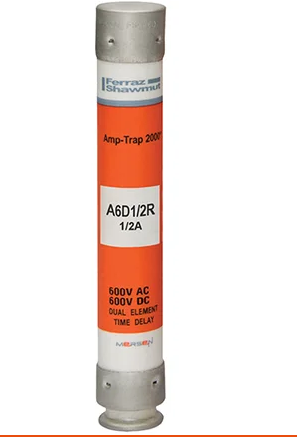 Mersen, Ferraz Shawmut A6D1/2R Fuse | Amp-Trap 2000 A6D-R 600V 1A