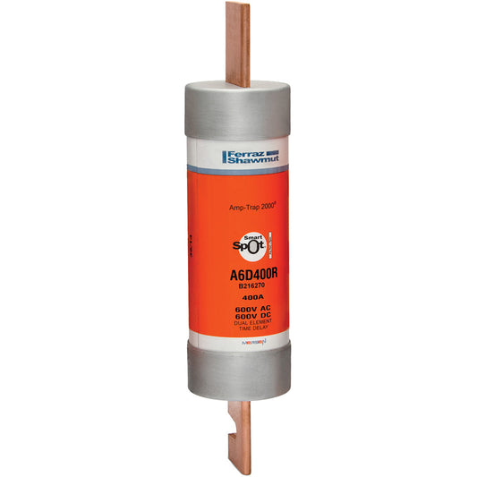 Mersen A6D400R Fuse | 600V 400A 200kA@600V RK1 Amp-Trap 2000