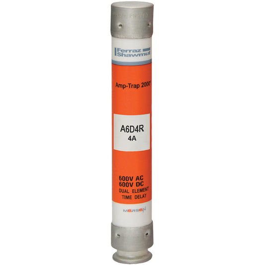 Ferraz Shawmut, Mersen A6D4R Fuse | Amp-Trap 2000 A6D-R 600V 4A