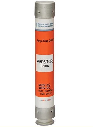 Ferraz Shawmut, Mersen A6D6/10R Fuse | Amp-Trap 2000 A6D-R 600V 6A
