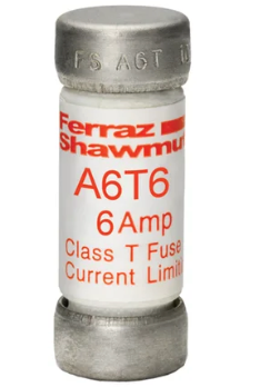 Mersen A6T6 Low Voltage Fuse | 600V 6A 200kA@600V A6T