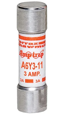 Ferraz Shawmut A6Y3 Fuse | 500V 3A 200kA@500V Amp-Trap
