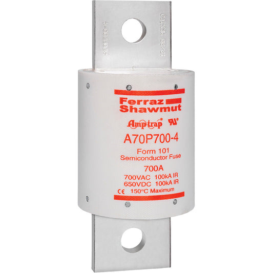 Ferraz Shawmut A70P700-4 Fuse | 700V 700A 100kA@700V Amp-Trap