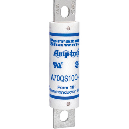 Mersen A70QS100-4 Low Voltage Fuse | 700V 100A 200kA Amp-Trap