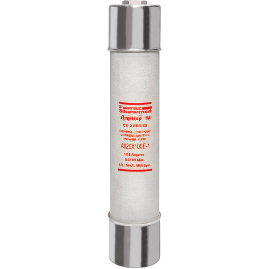 Mersen A825X100E-1 Medium Voltage Fuse 8250V 100A 50kA@8.25kV CS-3 Series