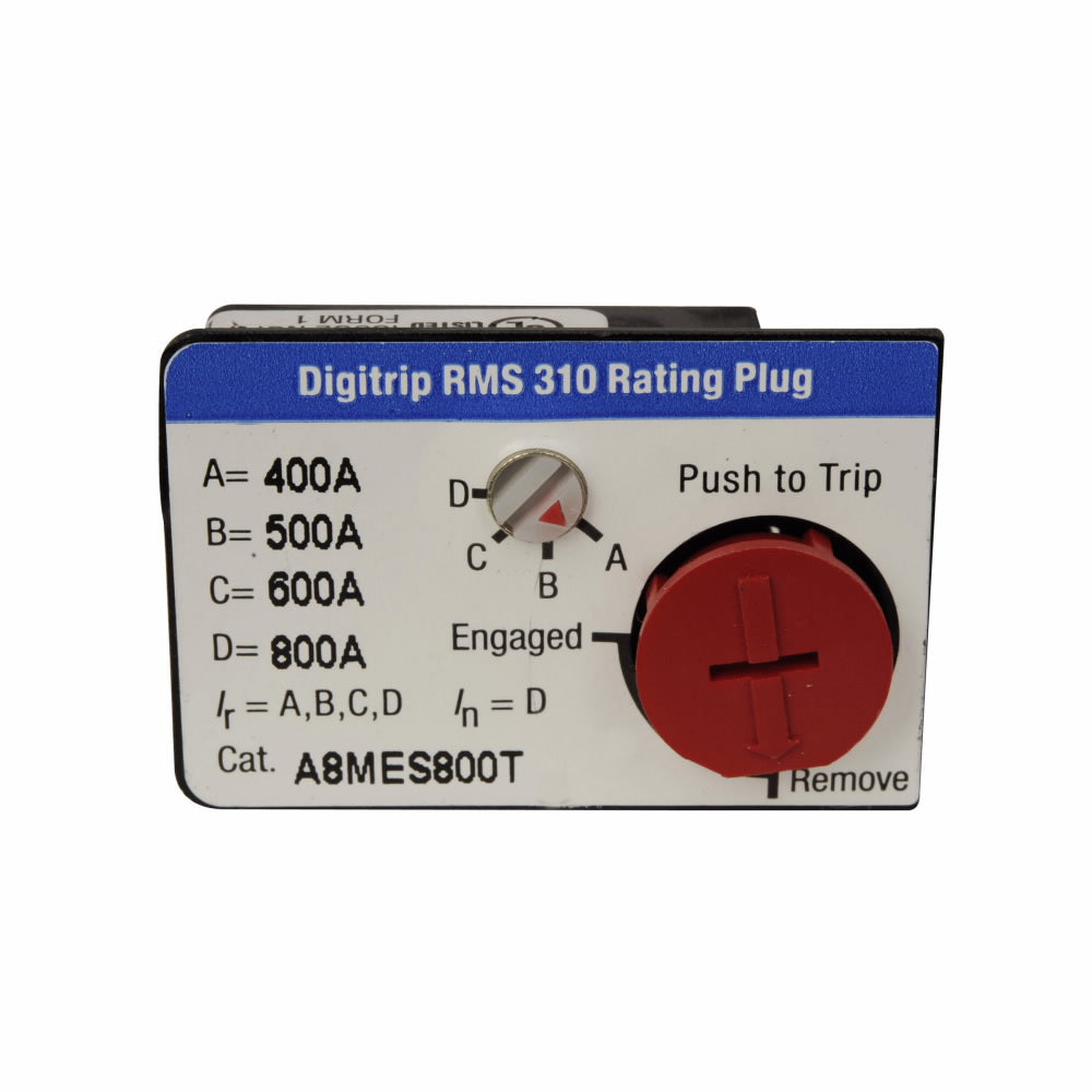 A8MES800T1  Cutler Hammer  Circuit Breaker Rating Plugs rated for 400-800A - Essential Electric Supply