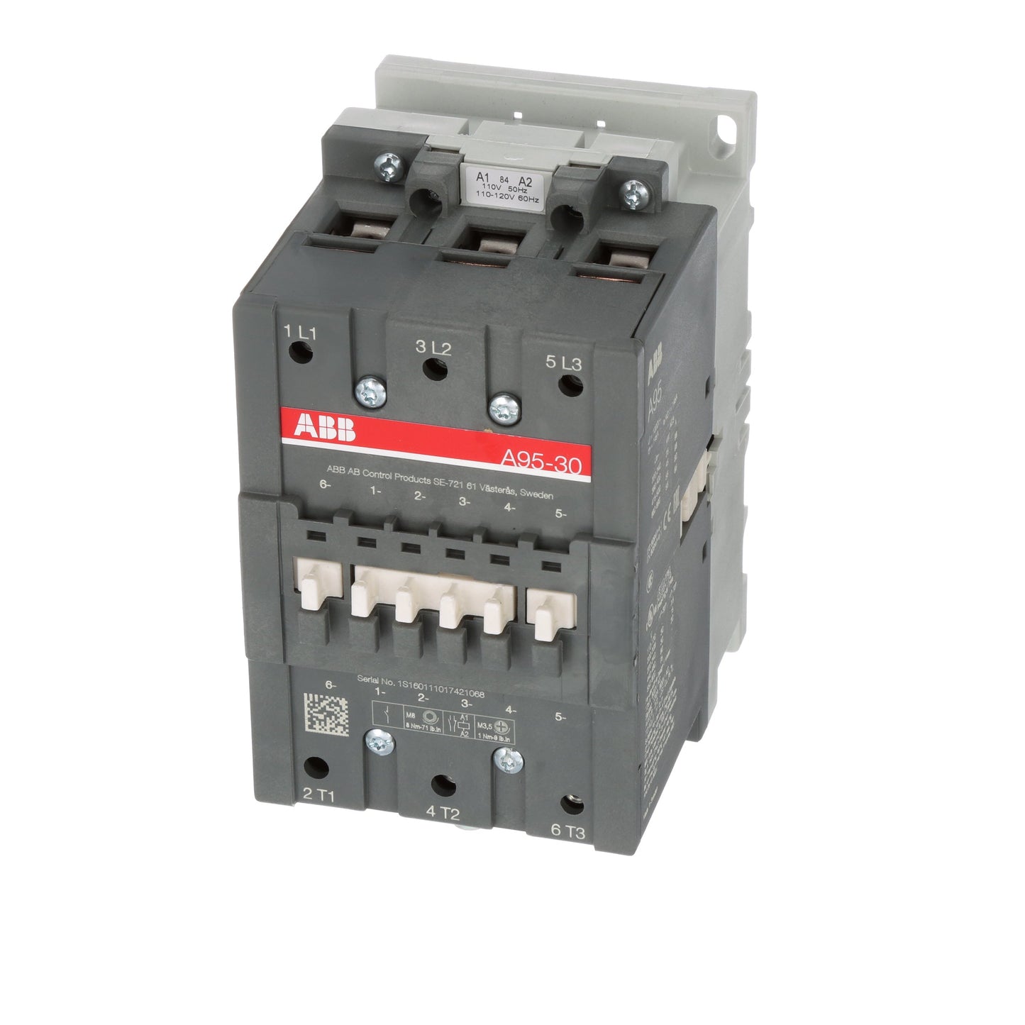 ABB A95-30-11-84 Contactor | 3P 3Ph 600V 95A 110V Coil A-Line
